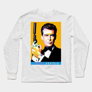 Pierce Brosnan Long Sleeve T-Shirt